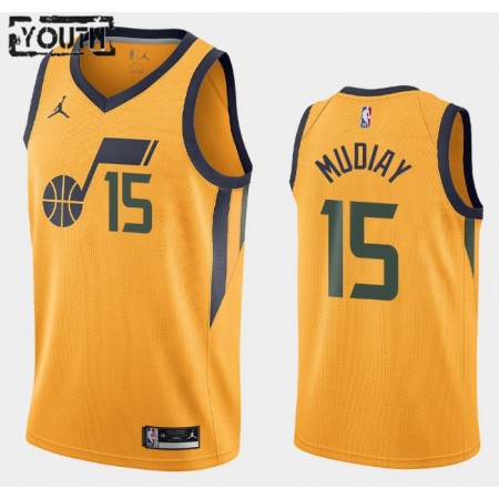 Kinder NBA Utah Jazz Trikot Emmanuel Mudiay 15 Jordan Brand 2020-2021 Statement Edition Swingman